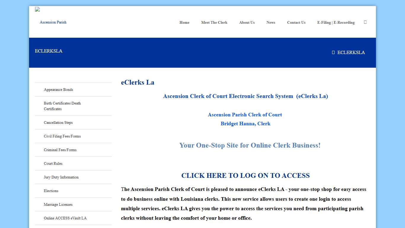 Clerk of Court - Day Rate