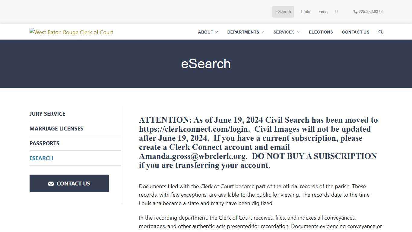 Search Public Files - Public Records - Baton Rouge Clerk